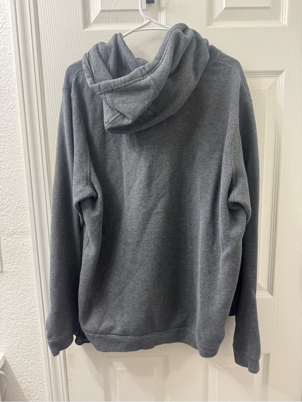 Nike Unisex Charcoal Gray Quarter-Zip Hoodie - Picture 2 of 3